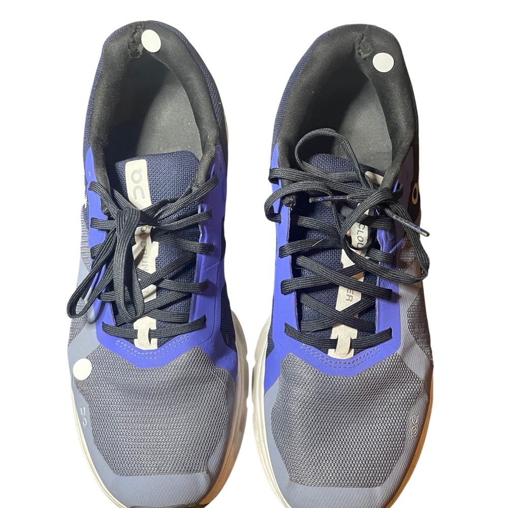 On Cloud Mens Cloudrunner Performance Athletic Running Shoes Blue Size 11 Swiss